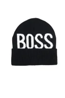 mütze |mit zusatz von wolle BOSS Kidswear schwarz