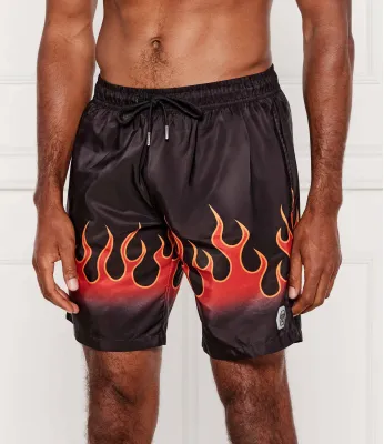 Badeshorts Philipp Plein | Schwarz Regular Fit PB25MBL02