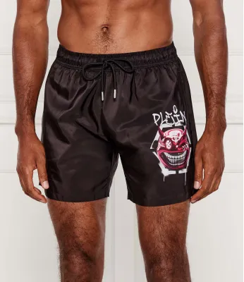 Badeshorts Philipp Plein | Schwarz Regular Fit PB25MBM02