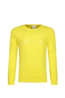 sweatshirt | regular fit BOSS Kidswear gelb