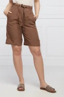 leinen shorts | regular fit Peserico braun