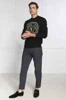 woll pullover | slim fit Versace Jeans Couture schwarz