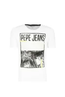 t-shirt crispin | regular fit Pepe Jeans London weiß