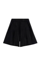 woll shorts | regular fit Emporio Armani schwarz